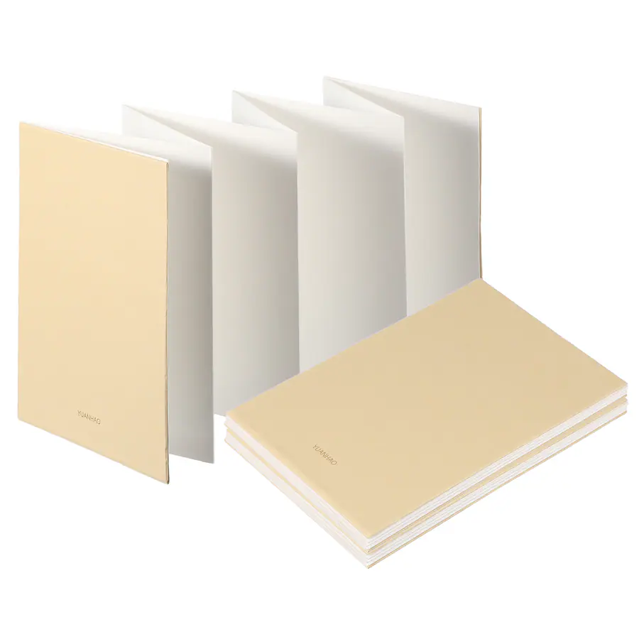 Unique Bargains 2pcs Concertina Sketchbook, 7.5x5.2in 16 Sheets 300GSM ...