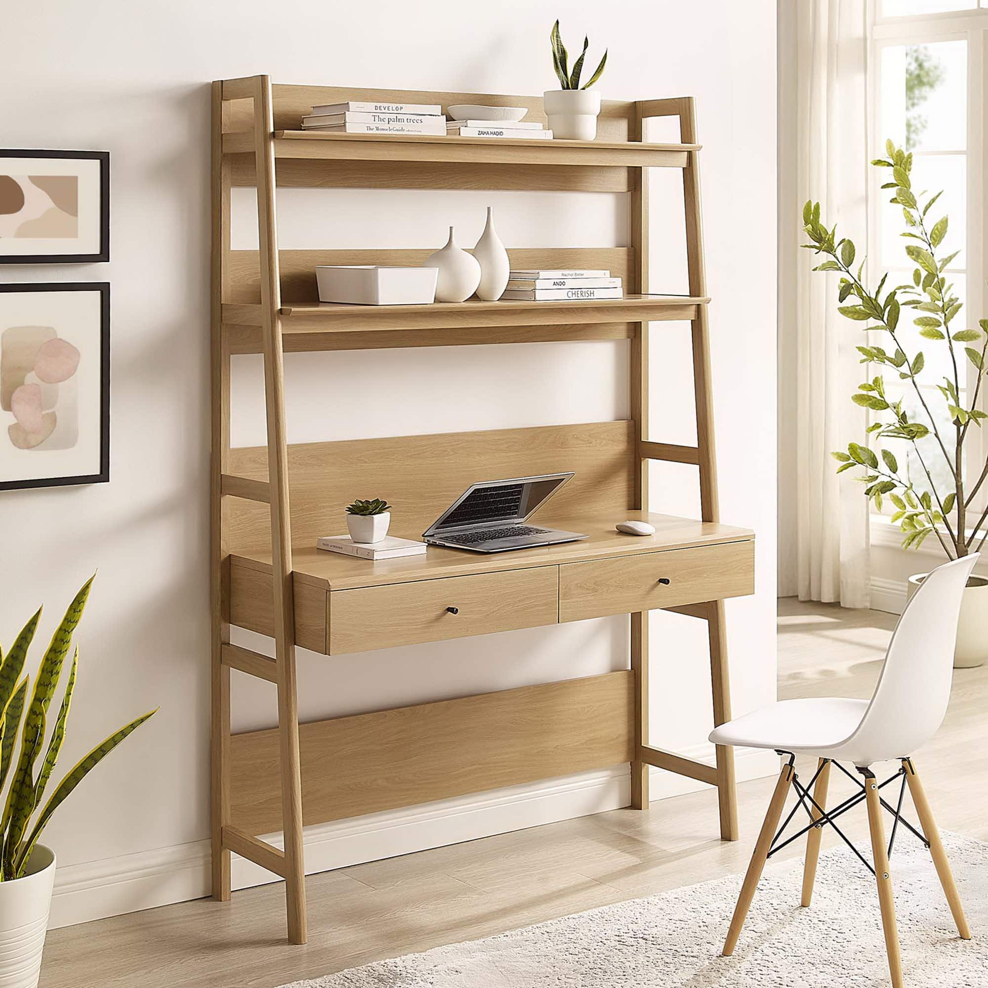Bixby Office Desk by Modway - Oak