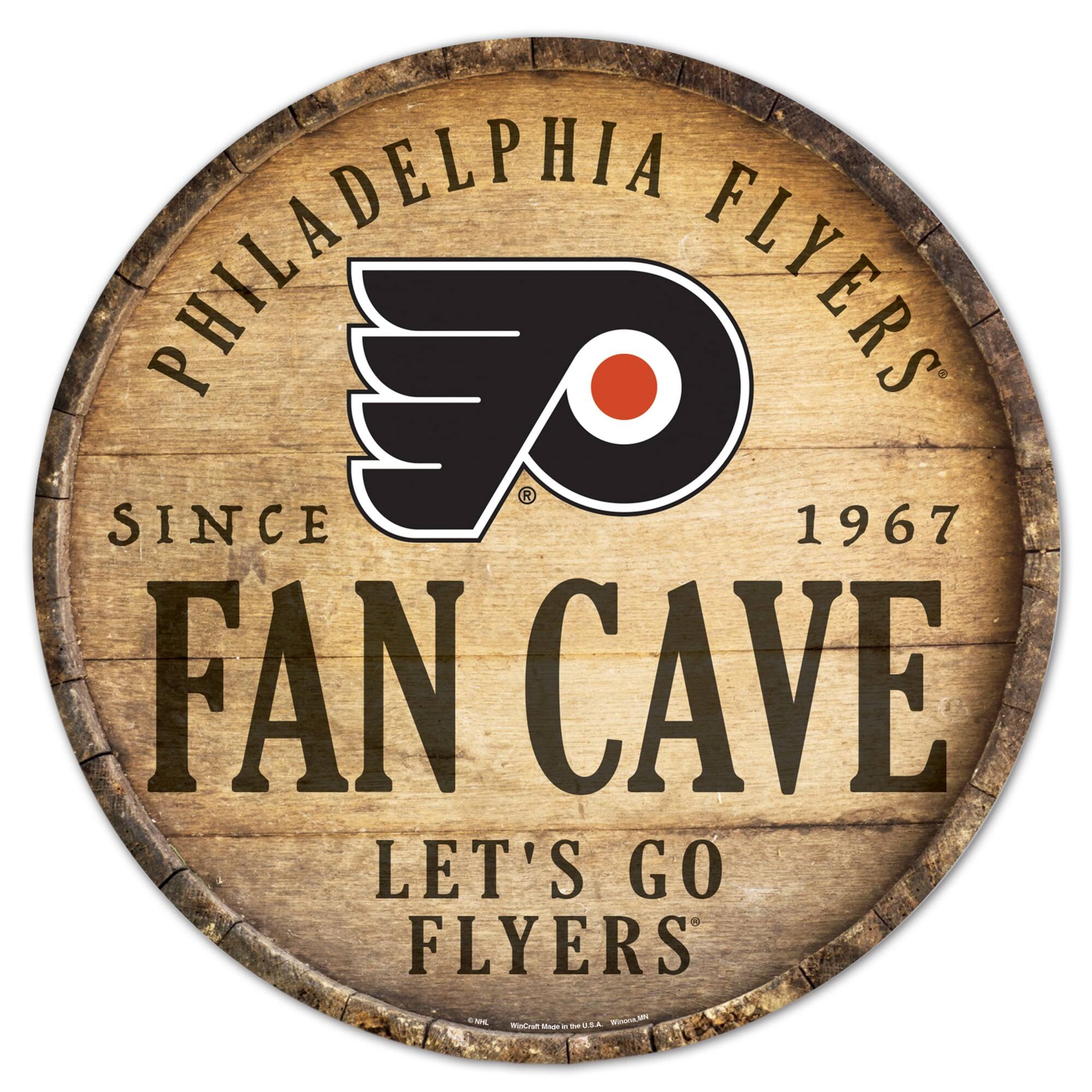 PHILADELPHIA FLYERS  
SINCE 1967  
FAN CAVE  
LET'S GO FLYERS