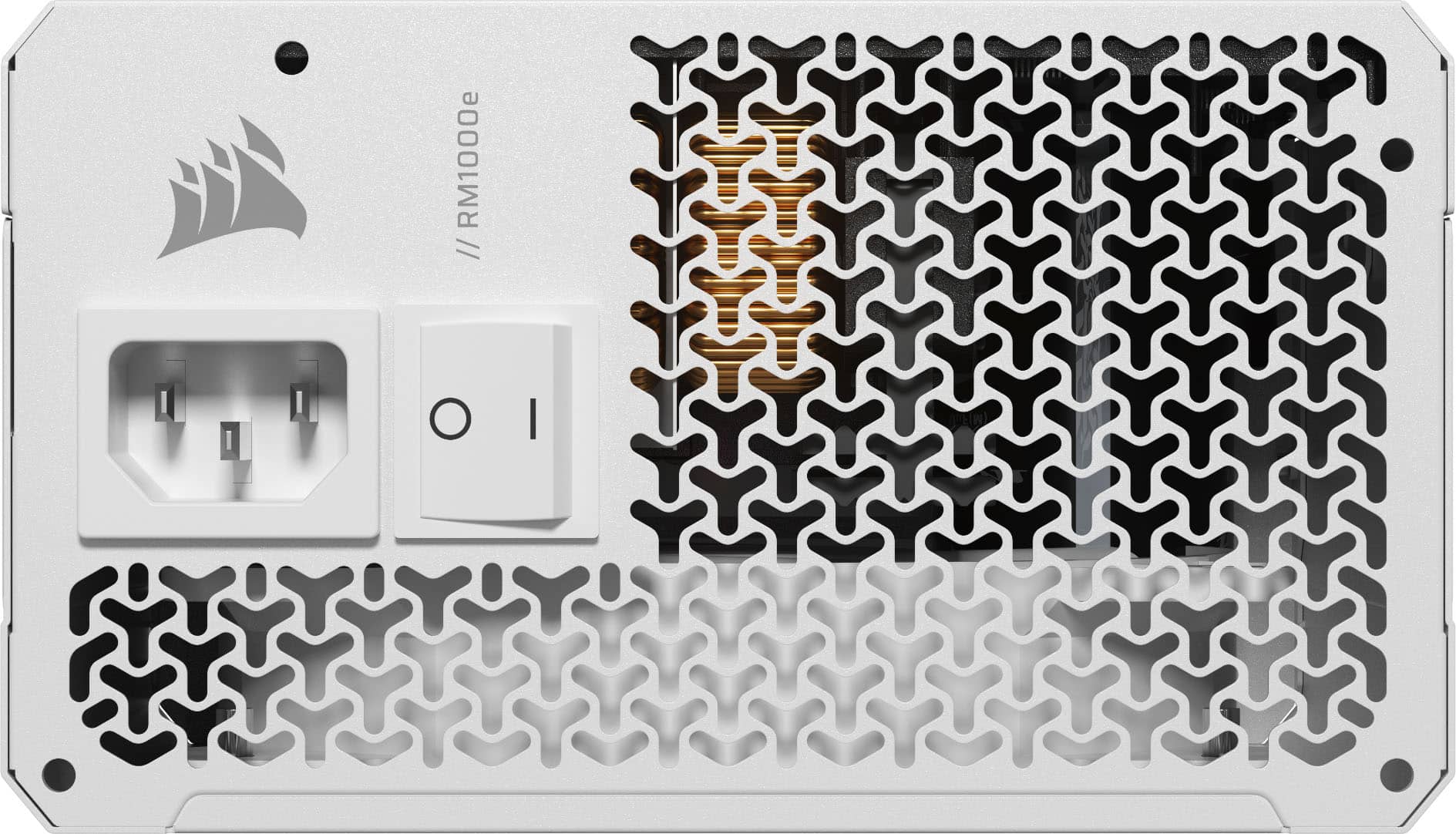 Alt View 5. CORSAIR - RMe Series RM1000e 80 PLUS Gold Fully Modular Low-Noise ATX 3.1 and PCIE 5.1 Power Supply - White.