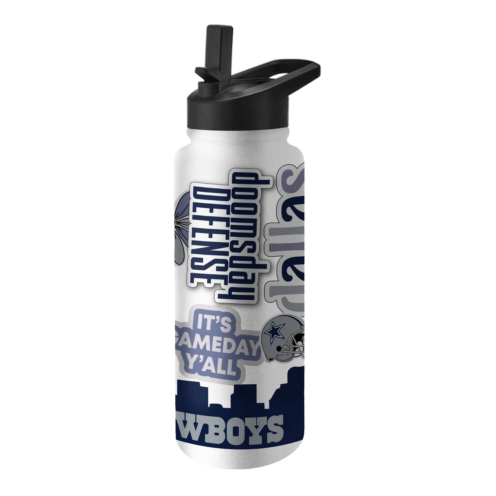 Logo Brands - Dallas Cowboys 34oz. Native Quencher Bottle - Multicolor