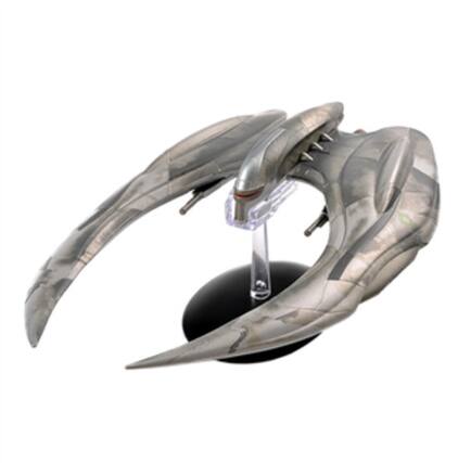 Front. PopMarket - Eaglemoss - Battlestar Galactica - Cylon Raider Mk II (2004) Die-cast 10" Ship - COLLECTIBLES - Multicolor.