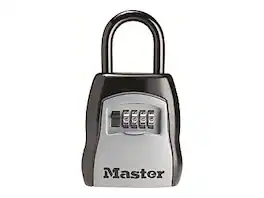 Master Lock - 5-Key Combination Safe - Black/Silver