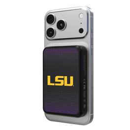 Keyscaper - LSU Tigers Wireless Magnetic Power Bank - Black
