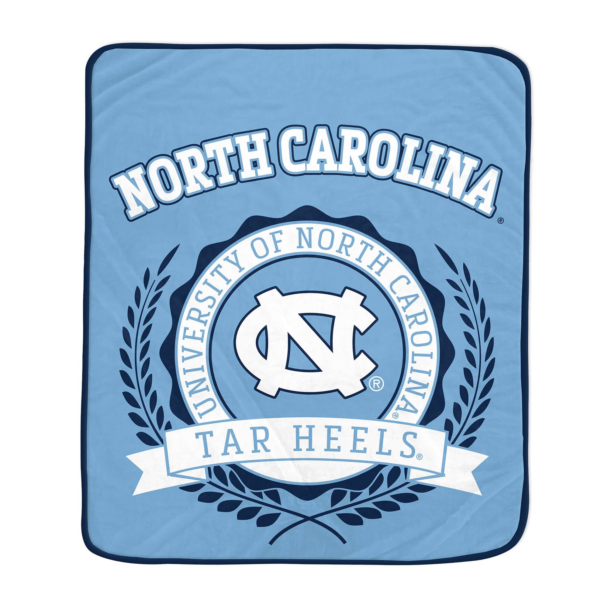 Pegasus - North Carolina Tar Heels 50" x 60" University Crest Ultra Soft Blanket - Multicolor