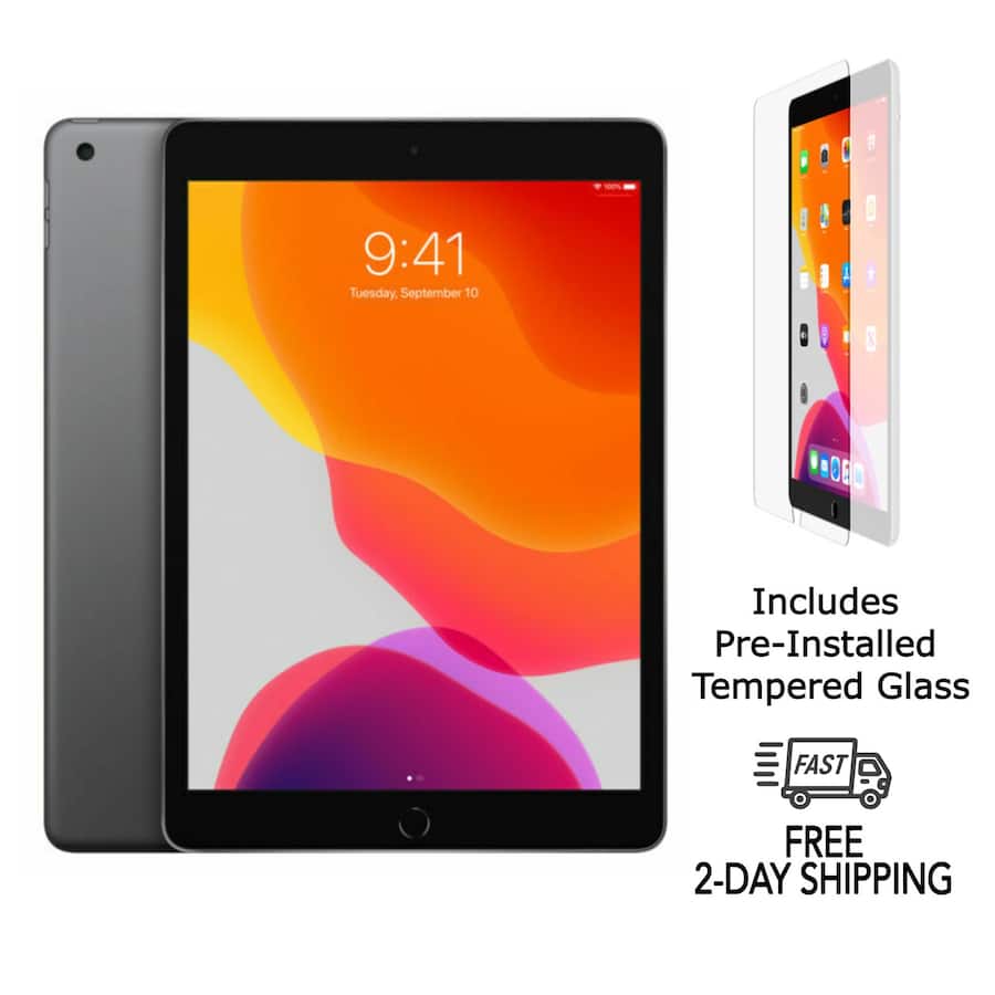 Apple Refurbished Excellent iPad 7th Gen A2197 (WiFi) 32GB w/ Pre Apple Refurbished Excellent iPad 7th Gen A2197 (WiFi) 32GB w/ Pre