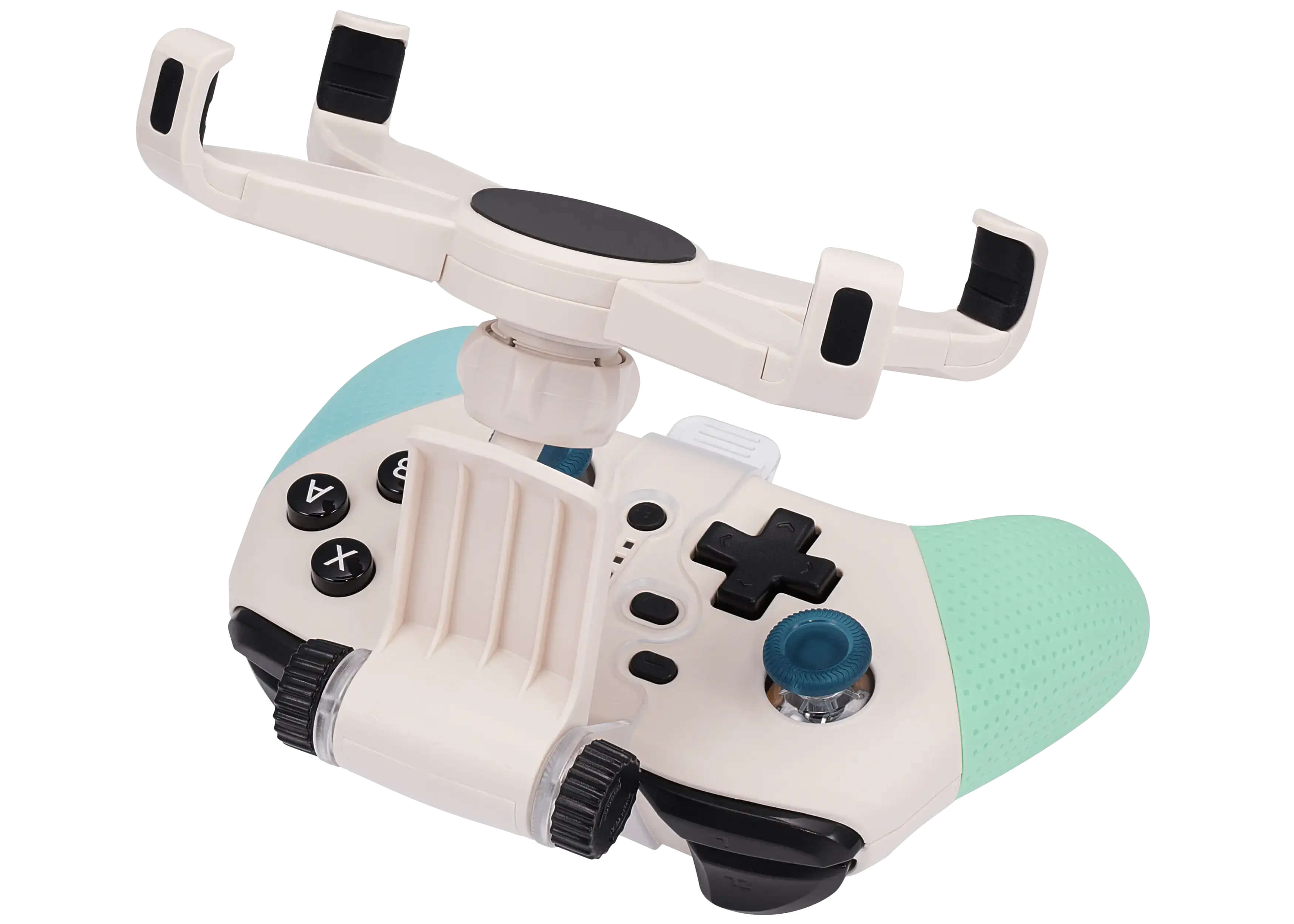 Alt View 4. Dobe - DOBE - Wireless Dual-Motor Bluetooth Controller Compatible For Nintendo Switch (Blue/Green) - Blue/Green.