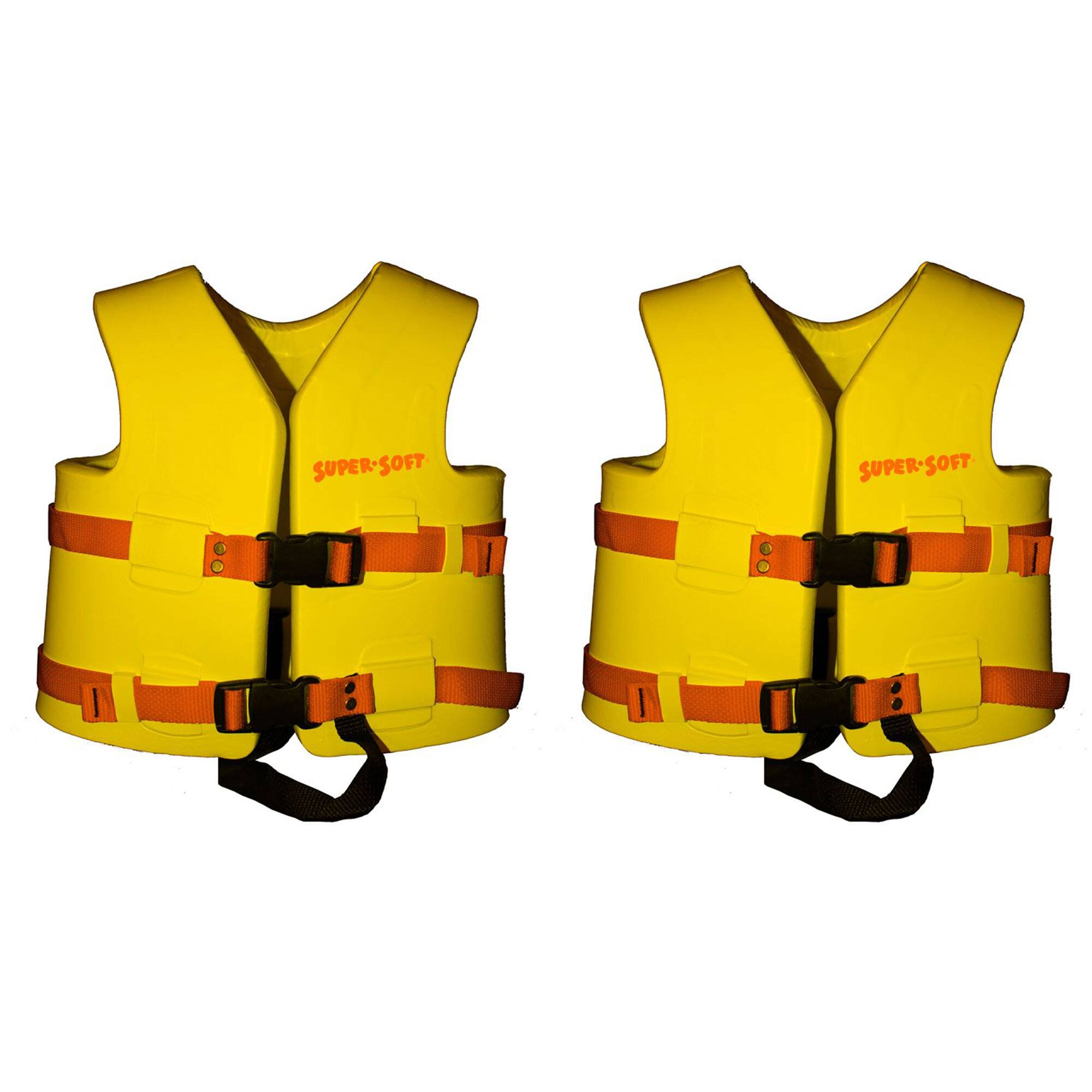 TRC Recreation - Super Soft Child Life Jacket Safety Vest, X Small, 2 Pack - Yellow price history on PriceWatchPro