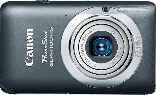  Canon - PowerShot 12.1 Megapixel Compact Camera - Gray