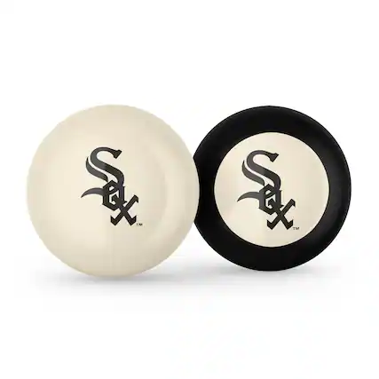 Front. Imperial - Chicago White Sox Logo Cue Ball & 8 Ball Combo Set - White.