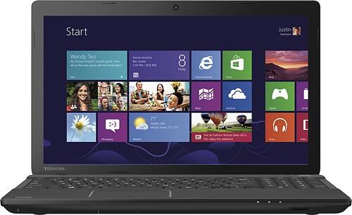  Toshiba - Satellite 15.6" Laptop - Intel Core i3 - 4GB Memory - 750GB Hard Drive - Satin Black