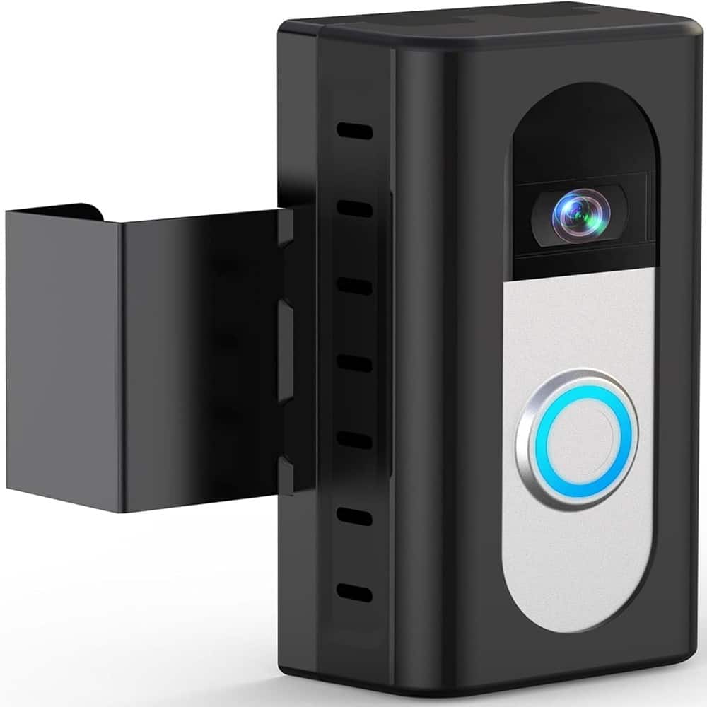 Schertz - Anti-Theft Video Doorbell Mount for Ring/Blink (2020 Release) - Black