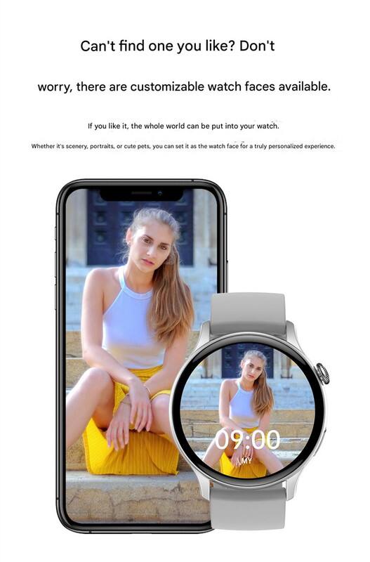Can't find one you like? Don't worry, there are customizable watch faces available. If you like it, the whole world can be put into your watch. Whether it's scenery, portraits, or cute pets, you can set it as the watch face for a truly personalized experience. 09:00 MMY