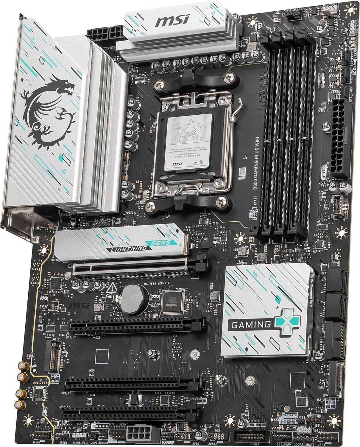 msi 5 DIP E8 3 B CORBO00ST 11 EZDebugLED "FANT I msi WIFI PLUS GAMING B850 21 GENS LIGHTNING o E WS.7E20 VER.1.0 wk msi GAMING .. JCOM *E 411% JARGE JDS JRSB1 JARO8_V2.1 JOPA UREADL J018: JU182 E ar5. AN4 JOCFS1JBATI JEFI