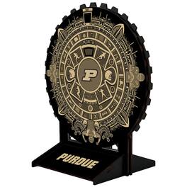 Fan Creations - Purdue Boilermakers Aztec Circle Desk Calendar - Multicolor