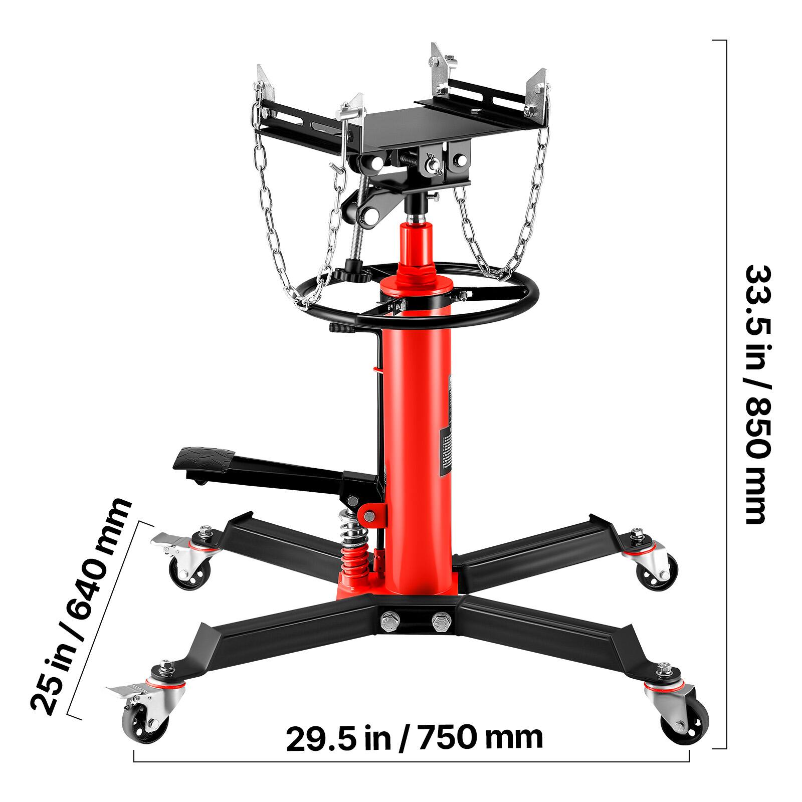 25 in / 640 mm  
29.5 in / 750 mm  
33.5 in / 850 mm