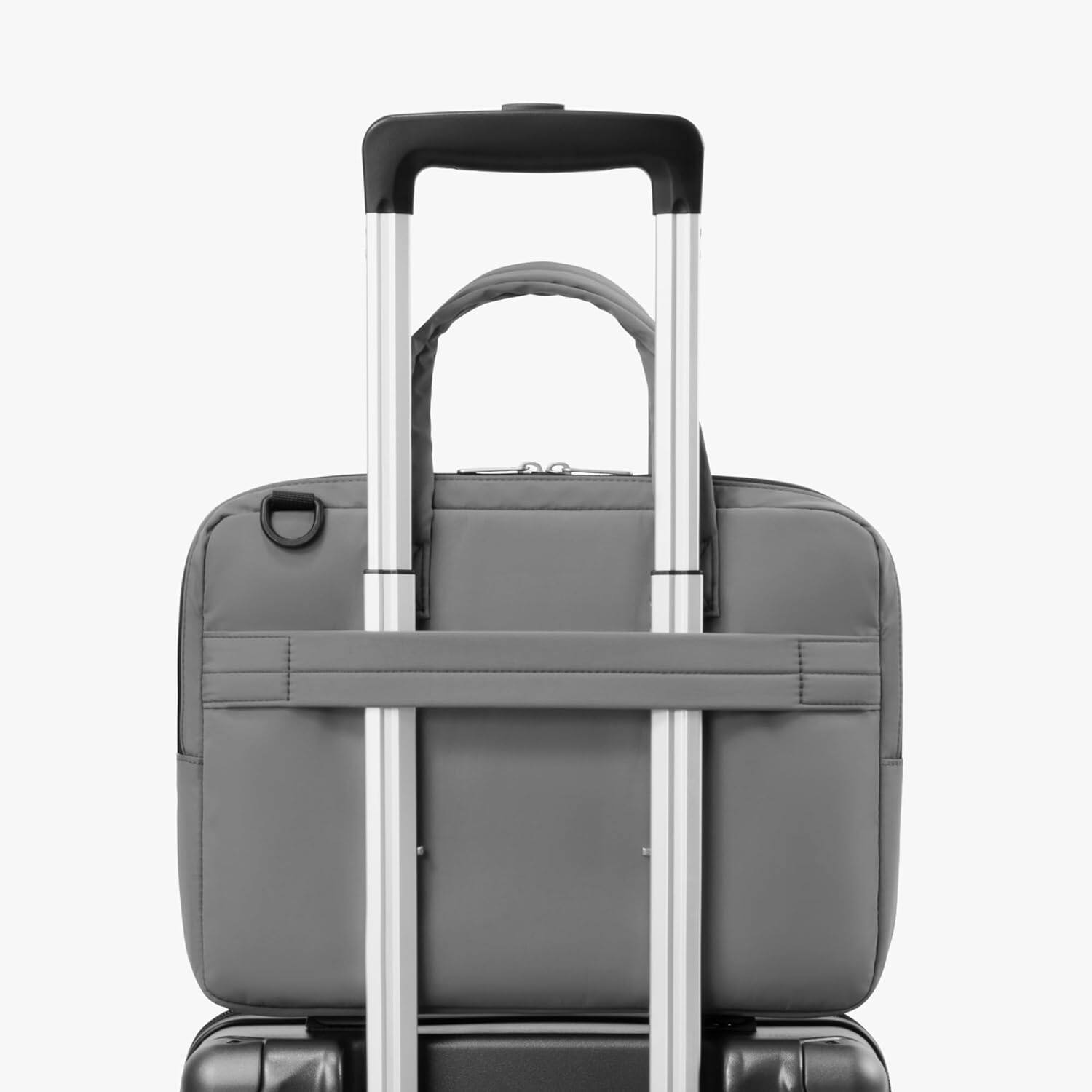 Alt View 3. LUGGEX - LUGGEX Messenger Bag with Shoulder Strap, Compatible with MacBook Air/Neo/Pro 13/14 Inch - LTX02 - Gray.