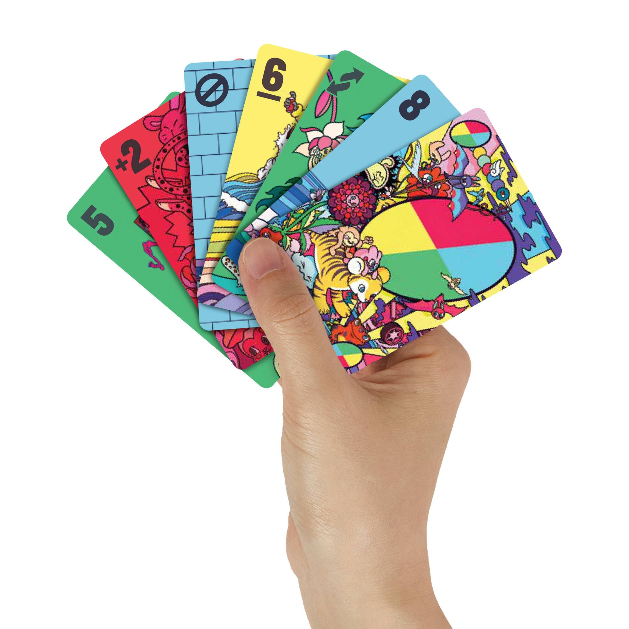 Alt View 4. Mattel - UNO Artiste Vexx Card Game.