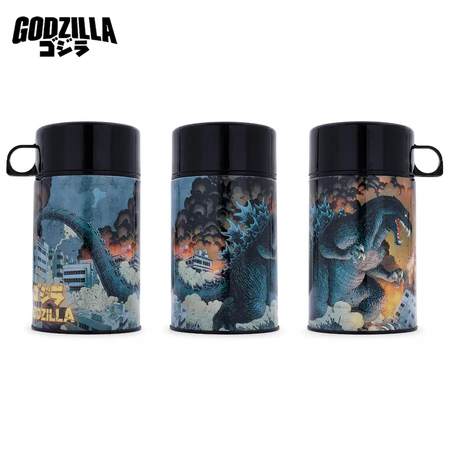 Godzilla Snapbox Surreal Entertainment Godzilla Vs. Mechagodzilla Retro Metal Lunchbox ...