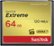 Front Zoom. SanDisk - Extreme 64GB CompactFlash (CF) Memory Card.