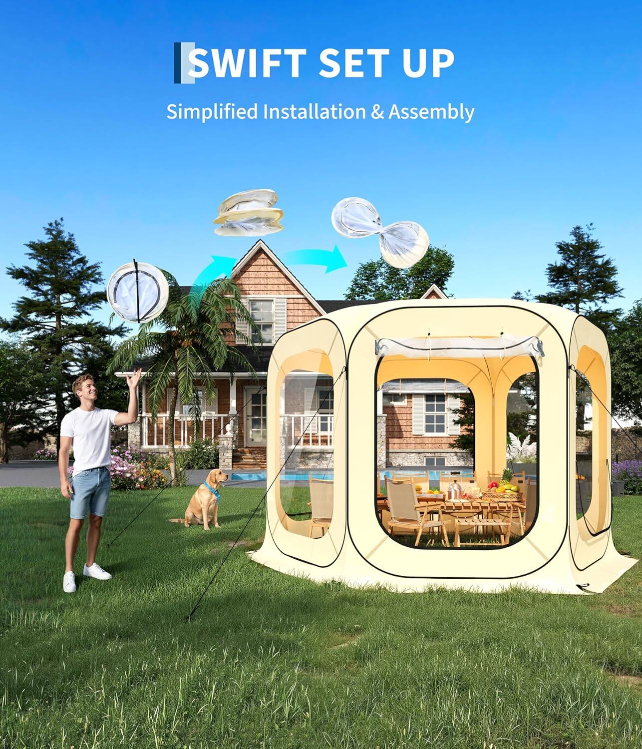 SWIFT SET UP  
Simplified Installation & Assembly