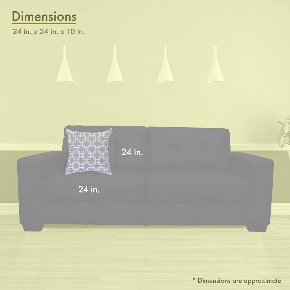 Dimensions  
24 in. x 24 in. x 10 in.  

24 in.  
24 in.  

* Dimensions are approximate