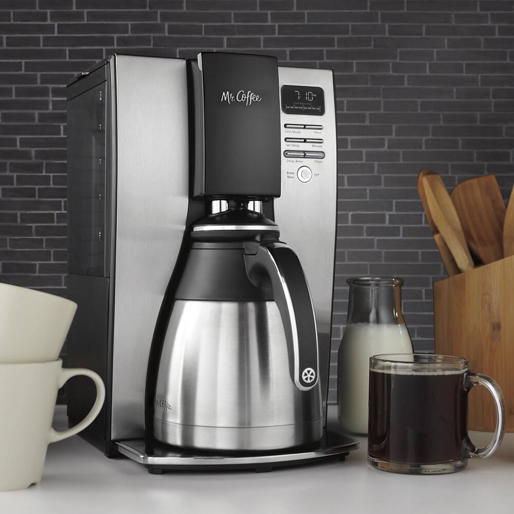 Mr Coffee 10 Cup Coffee Maker With Thermal Carafe Stainless Steel 