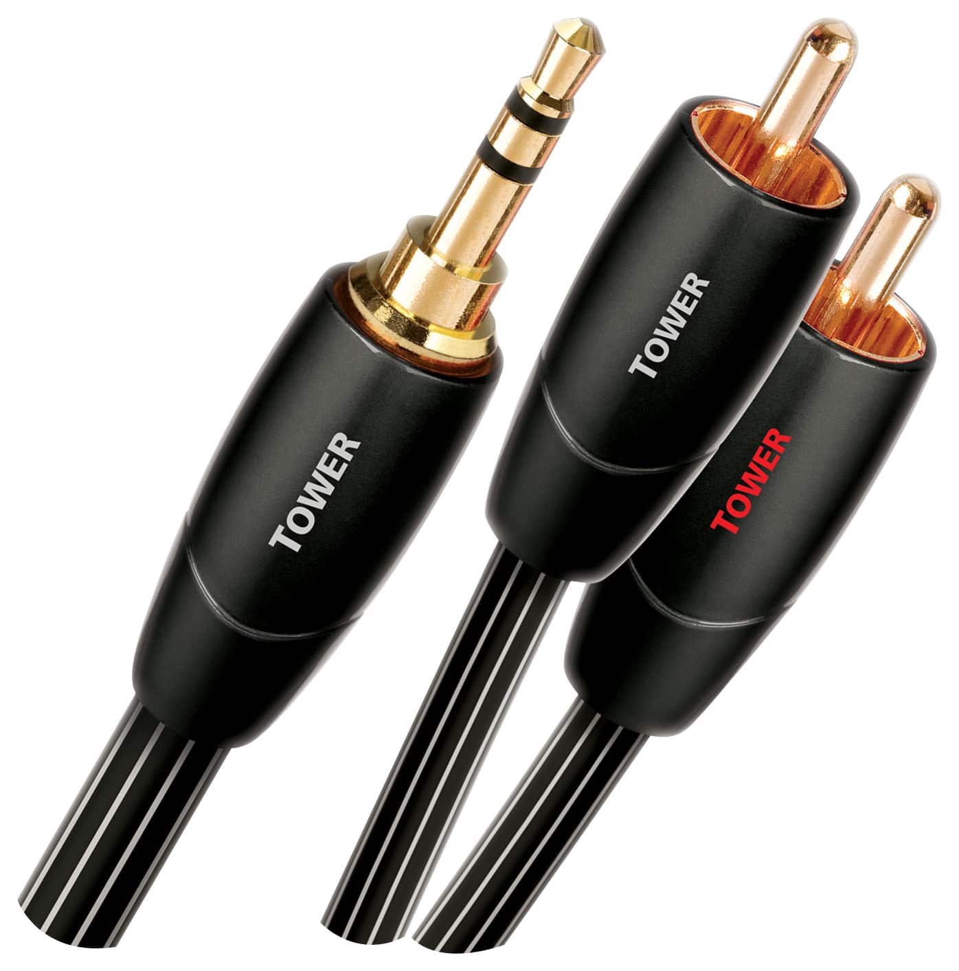 audioquest/cinemaQuest RCA Cable　　(PSC+) AudioQuest Tower 3.5mm Mini > RCA 2.0' Analog Audio Interconnect