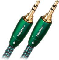 AudioQuest - Evergreen 3.3' 3.5mm-to-3.5mm Interconnect Cable - Green - Front_Zoom