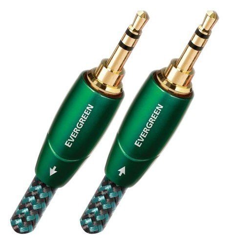 AudioQuest Evergreen 2' 3.5mm-to-3.5mm Interconnect Cable Green - Best Buy