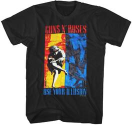 PopMarket - Guns N' Roses - Guns N' Roses - 1991 Use Your Illusion T-Shirt - Medium Black 1216188504 - APPAREL - Multicolor