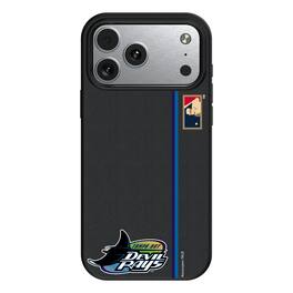 Keyscaper - MLB - Tampa Bay Rays 1998 Logo iPhone Magnetic Bump Case - 15 - Black