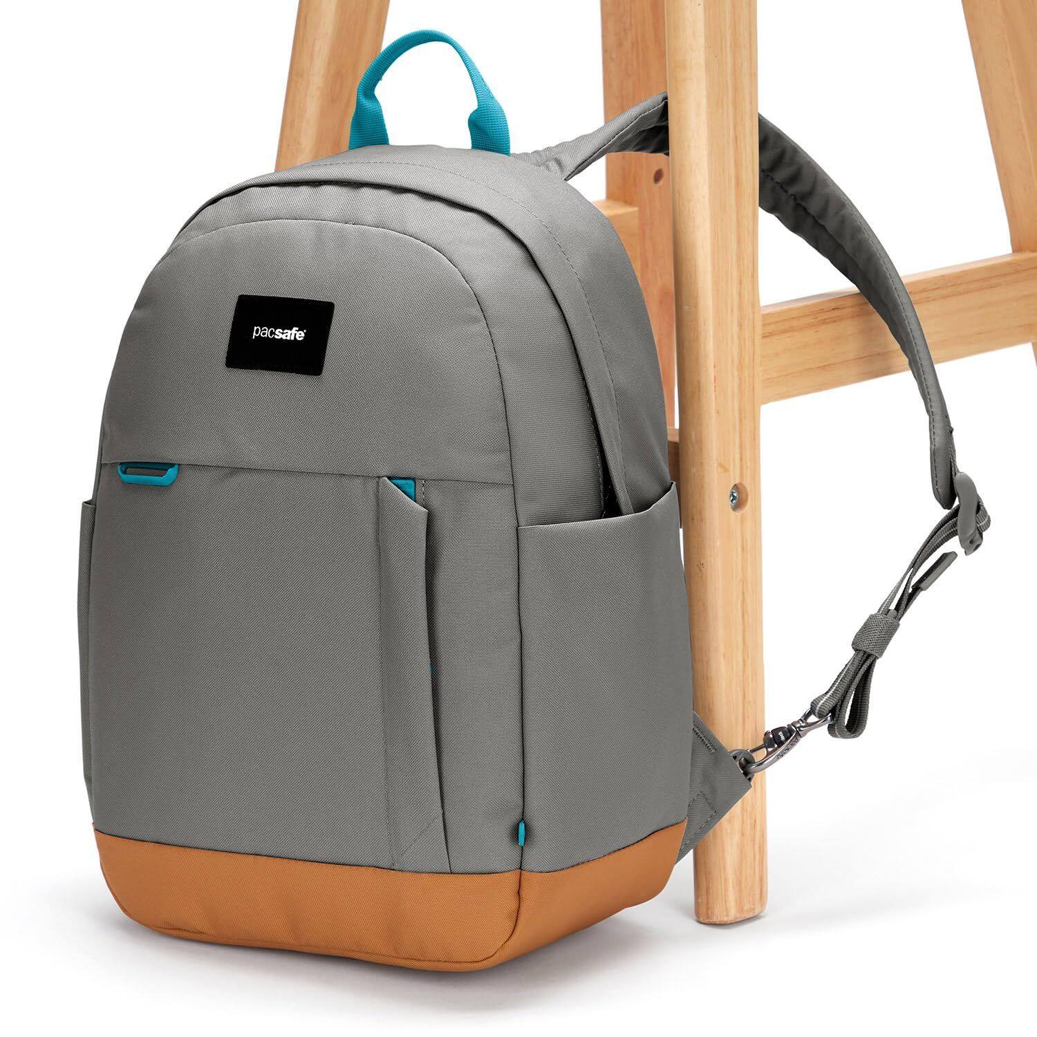 Alt View 1. Pacsafe - GO 15L Backpack, Stone - Stone.