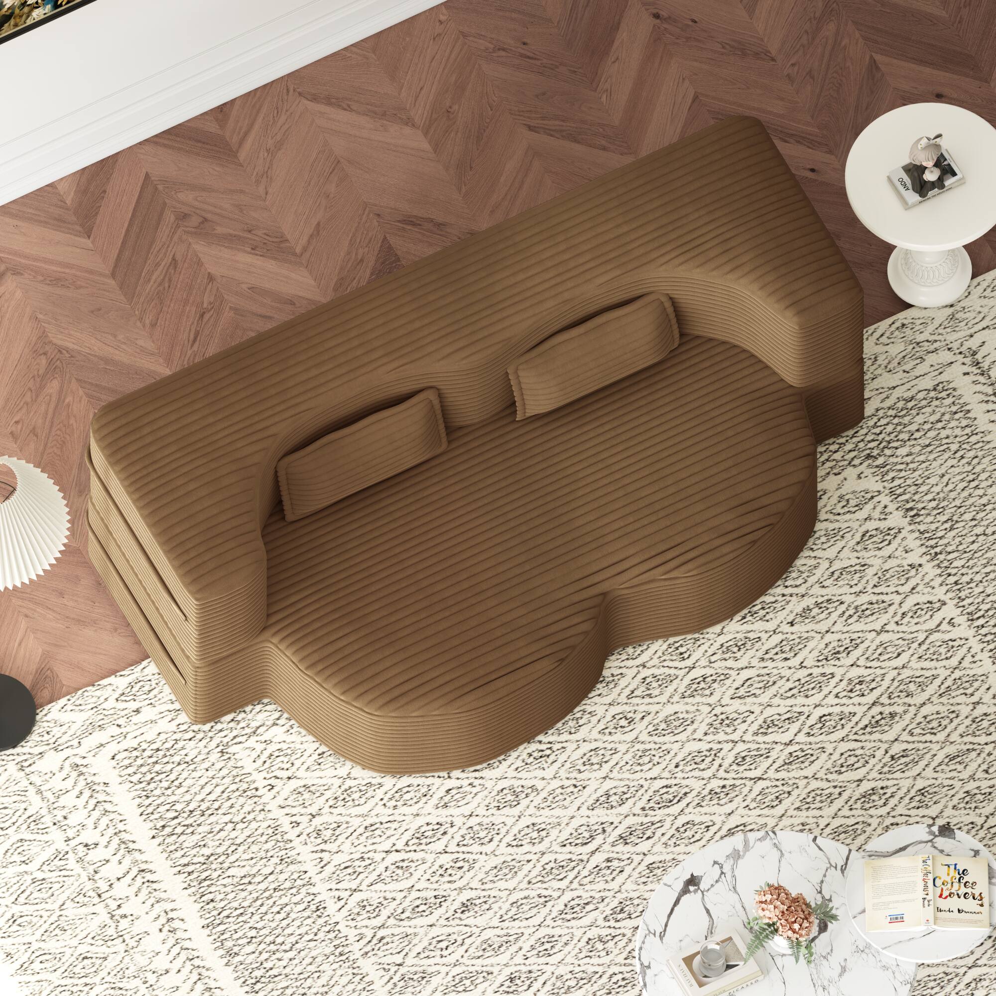 The text on the image reads:

"The Coffee Lover's Cookbook"  
by Bruce Weinstein & Mark Scarbrough