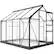 Front. Outsunny - Polycarbonate Greenhouse, Heavy Duty Outdoor Aluminum Walk-in Green House Kit Vent Door.