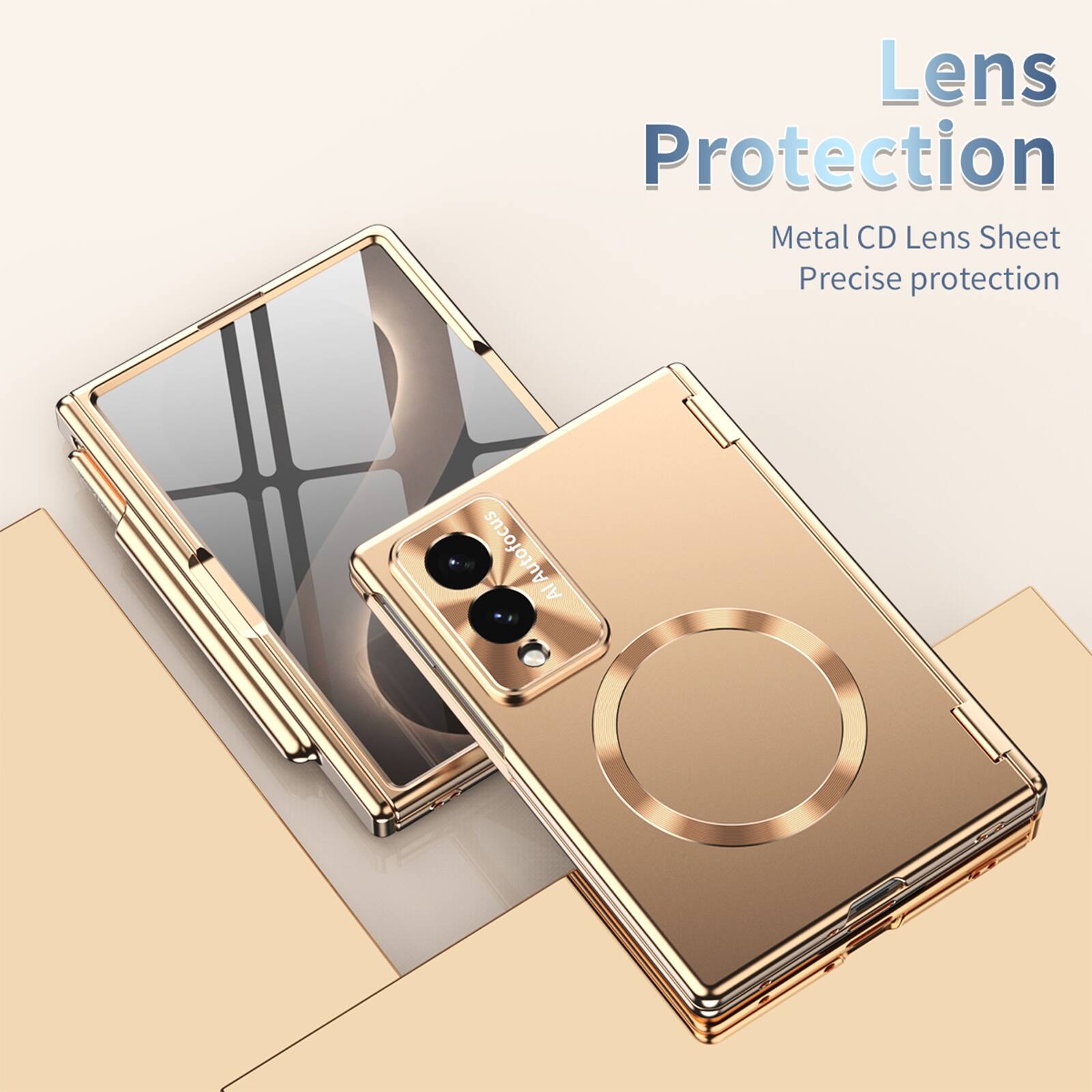 Lens Protection  
Metal CD Lens Sheet  
Precise protection