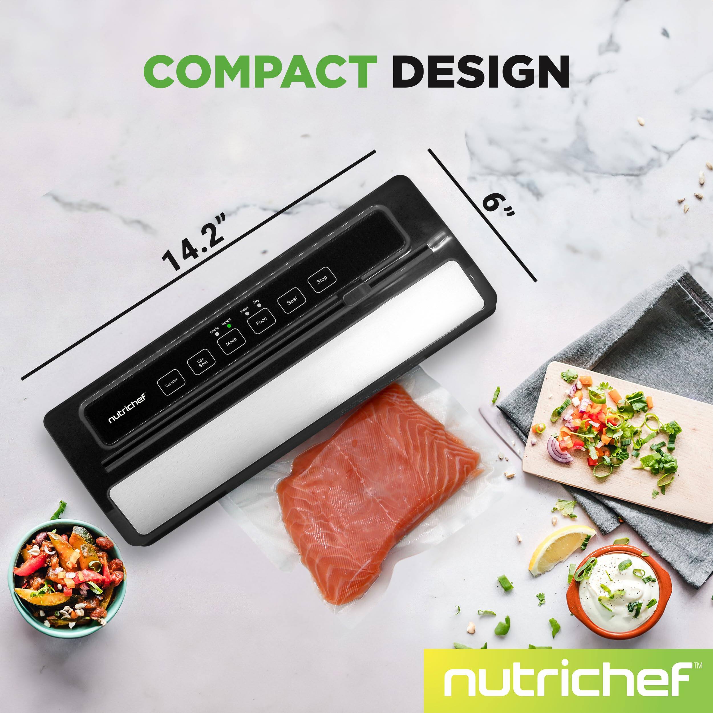 COMPACT DESIGN  
14.2" x 6"  
nutrichef