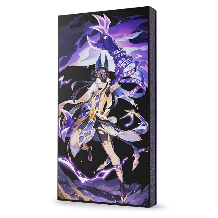 Alt View 2. Seagate - Genshin Impact SE 1TB External Solid State Drive - Purple and Black.