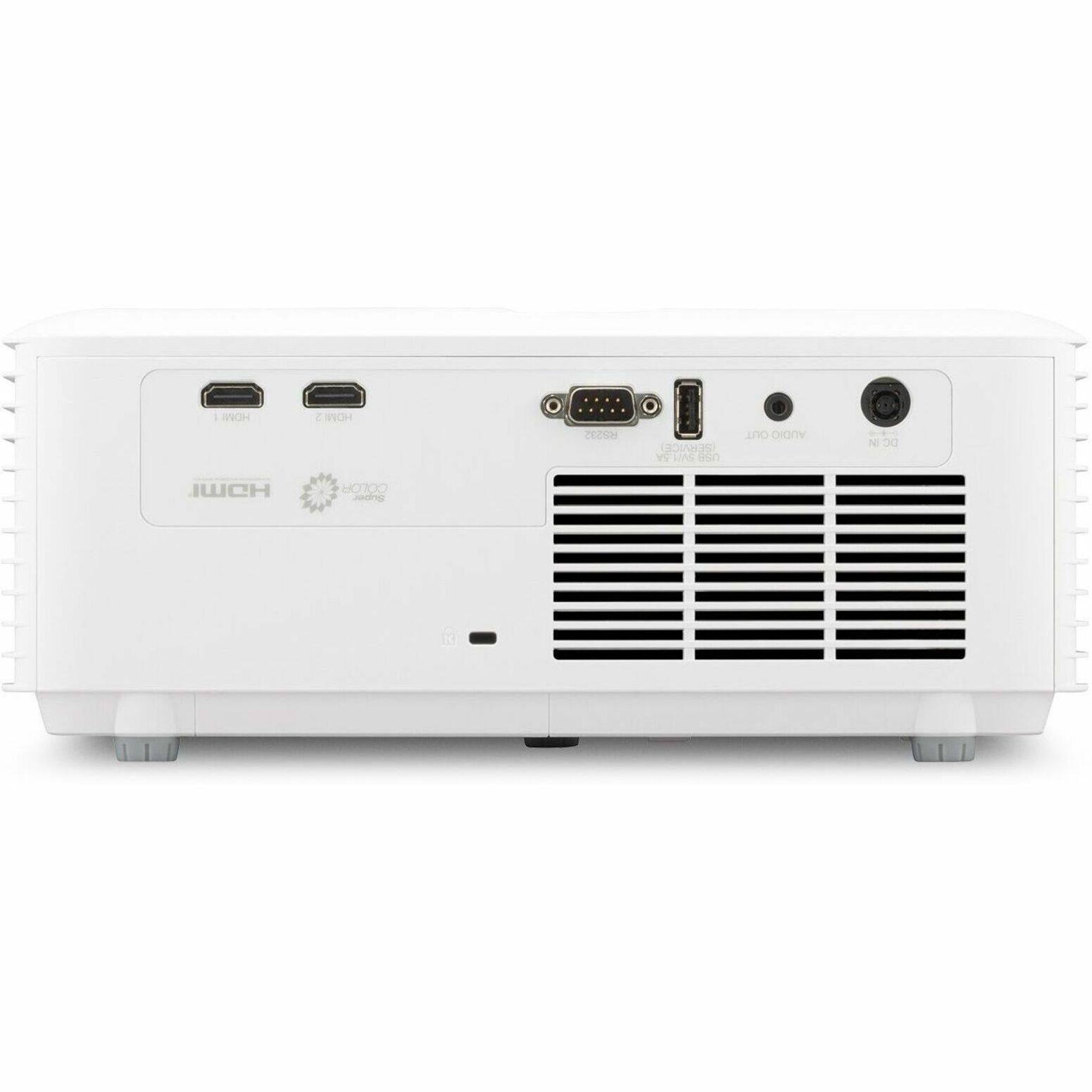 Alt View 11. ViewSonic - LS740HD 5,000 ANSI Lumens 1080p Laser Installation Projector - White.
