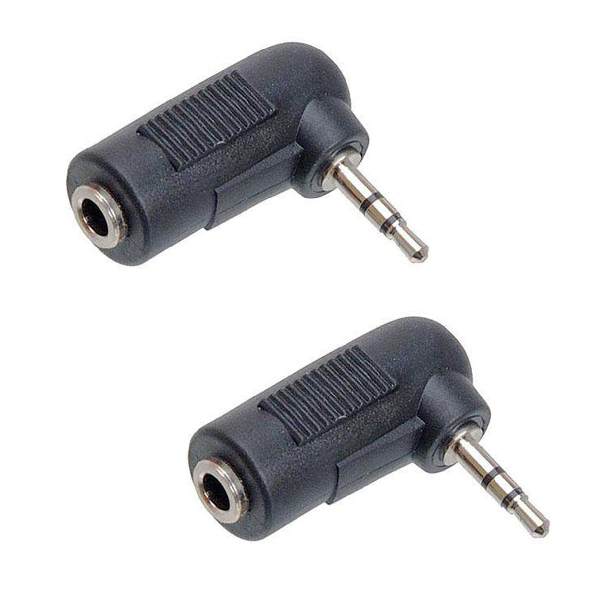 Front. Hosa Technology - Hosa Technology Hosa 2x GPM-467 Analog Audio Adaptor, 3.5mm to 2.5mm TRS.
