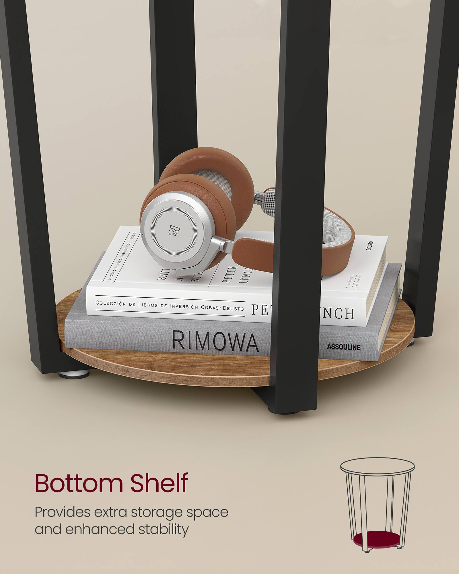 F L B& 1o0 e S333638/) V I I ea BATI A YIS PETER LYNC COLECCIN DE LIBROS DE INVERSIN COBAS-DEUSTO COBAS PE RIMOWA DEIATO 1 NCH ASSOULINE

Bottom Shelf
Provides extra storage space and enhanced stability