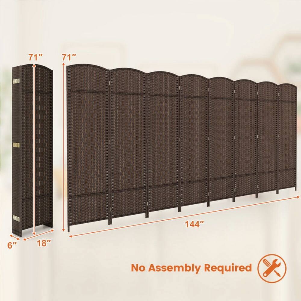 71" x 71" x 144" x 6" x 18" No Assembly Required