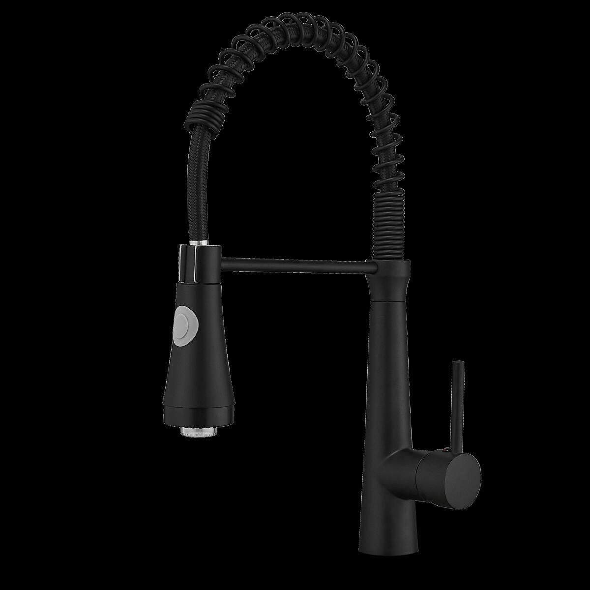 Ropilly LED Kitchen Faucet with Pull Down Sprayer, Commercial Style ...