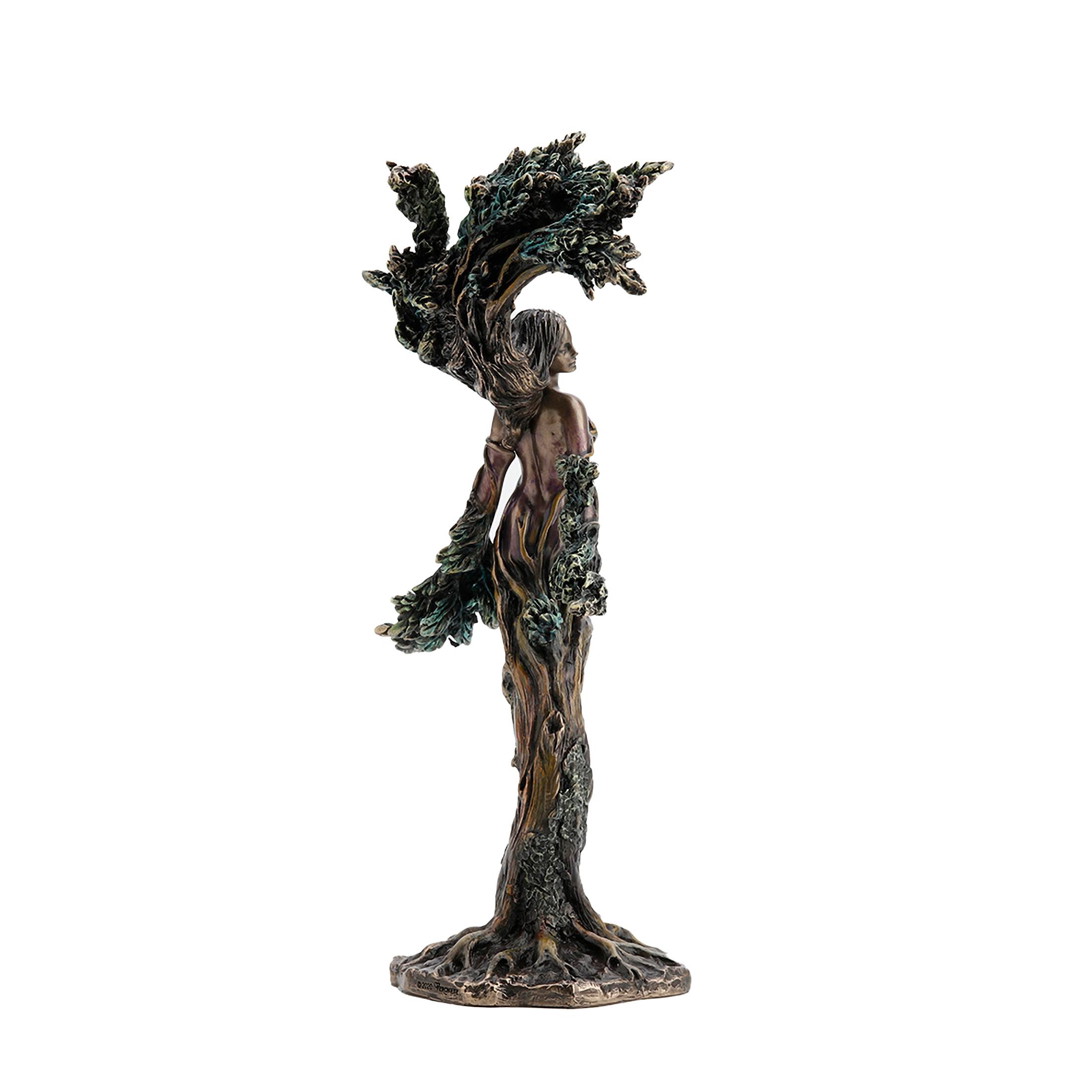 Alt View 5. Veronese Design - Bronze Finished Meliae The Forest Nymph Statue Greek Mythology - Bronze.