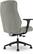 Alt View 19. Thomasville - Darius Bonded Leather Executive Modern Office Chair with Adjustable Arms - Gray.