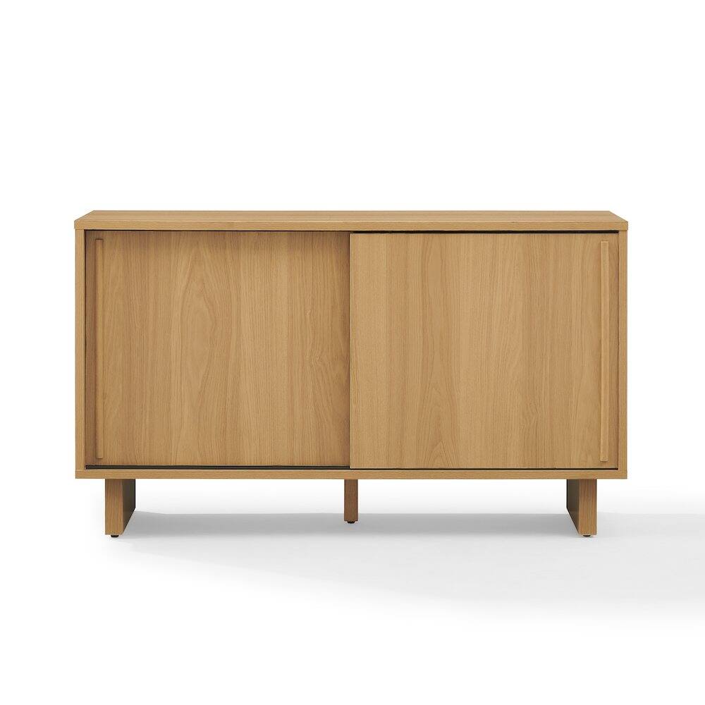 Alt View 2. Crosley Furniture - Gemma Medium Record Player Cabinet With Vinyl Storage - Brown.