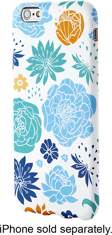 Front. Dynex™ - Case for Apple® iPhone® 6 - White/Blue/Green/Orange.