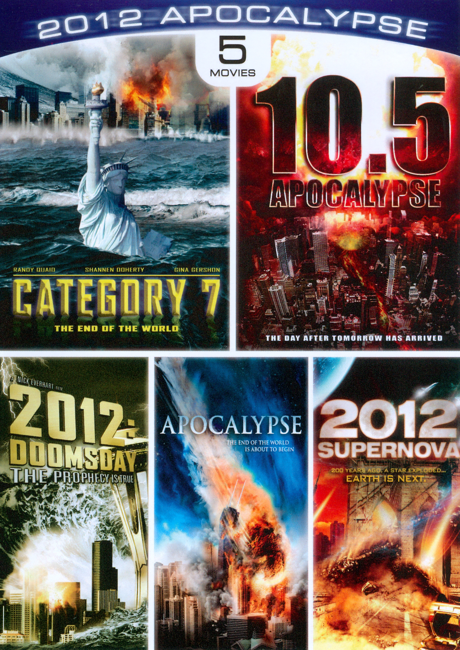 Best Buy: 2012 Apocalypse: 5 Movies [2 Discs] [DVD]