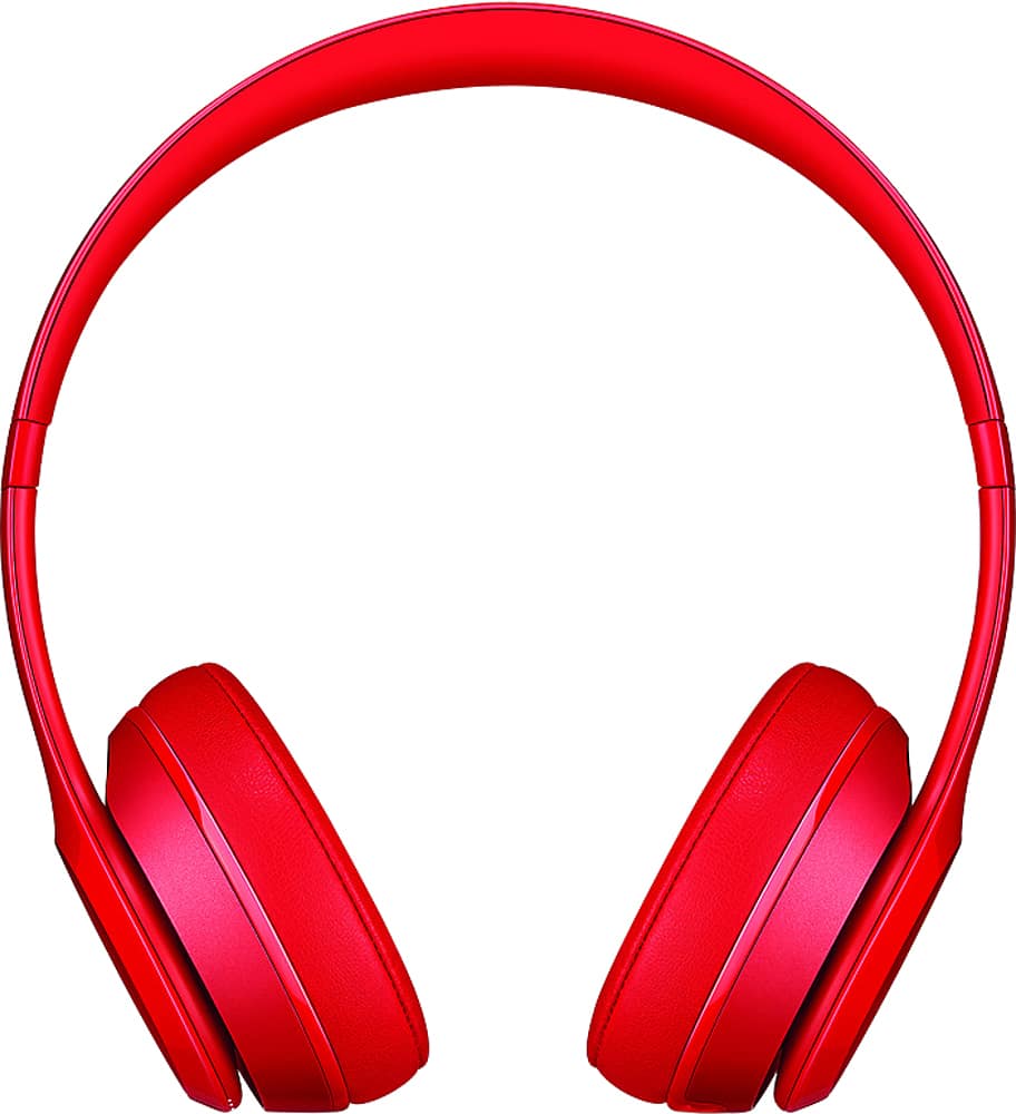 Alt View 15. Beats by Dr. Dre - Beats Solo 2 On-Ear Wireless Headphones - Red.