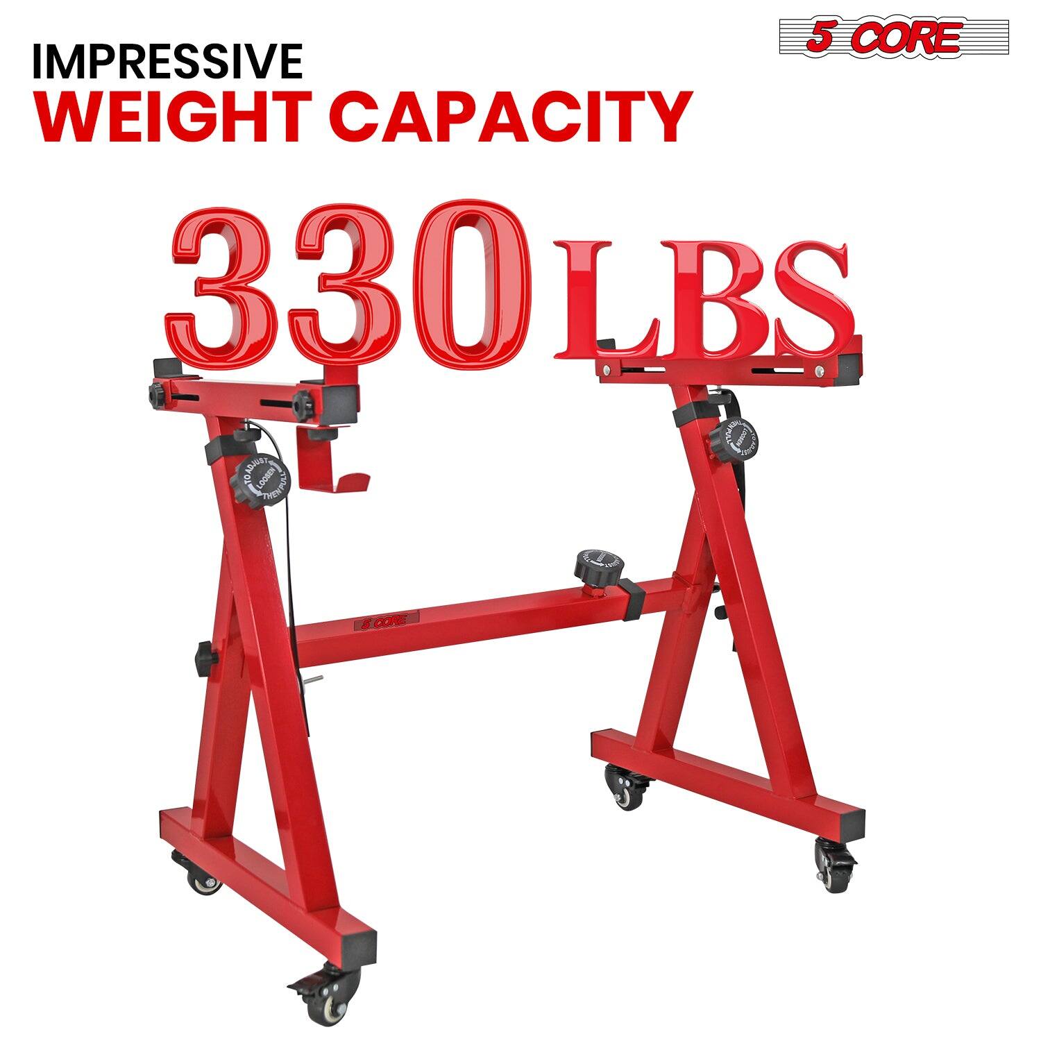 IMpressive Weight Capacity  
330 LBS  
5 Core